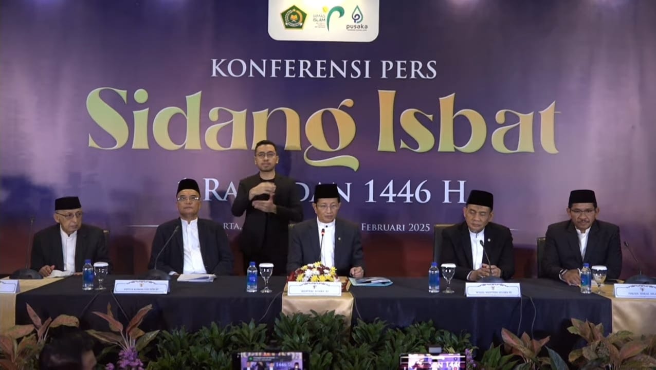 Pemerintah Tetapkan 1 Ramadan 1446 H Jatuh Sabtu 1 Maret 2025