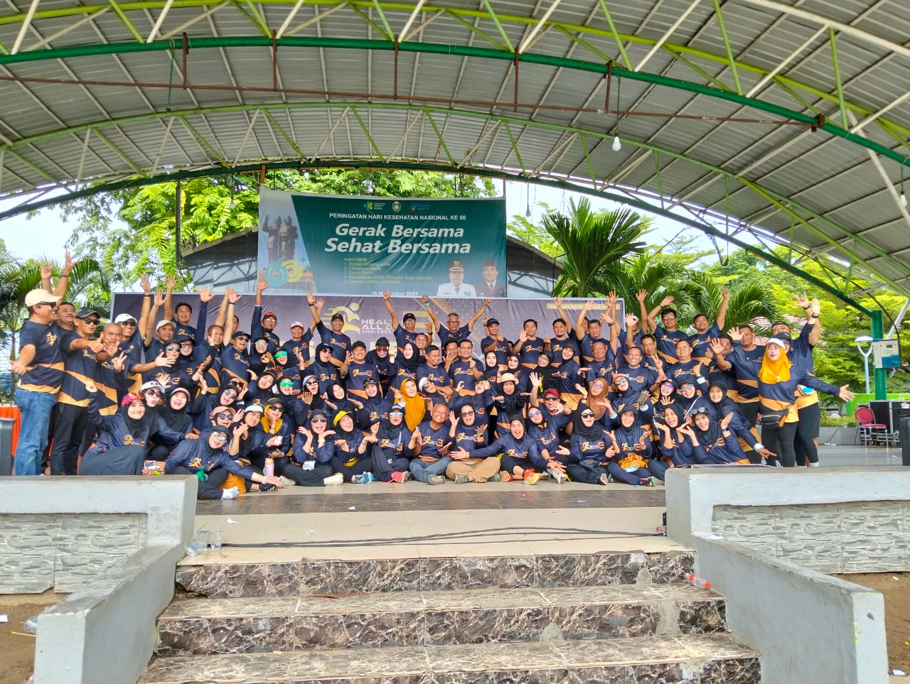Pj Wali Kota dan TSM-MO Kompak Olahraga bersama Masyarakat di Anniversary Healthy All Day