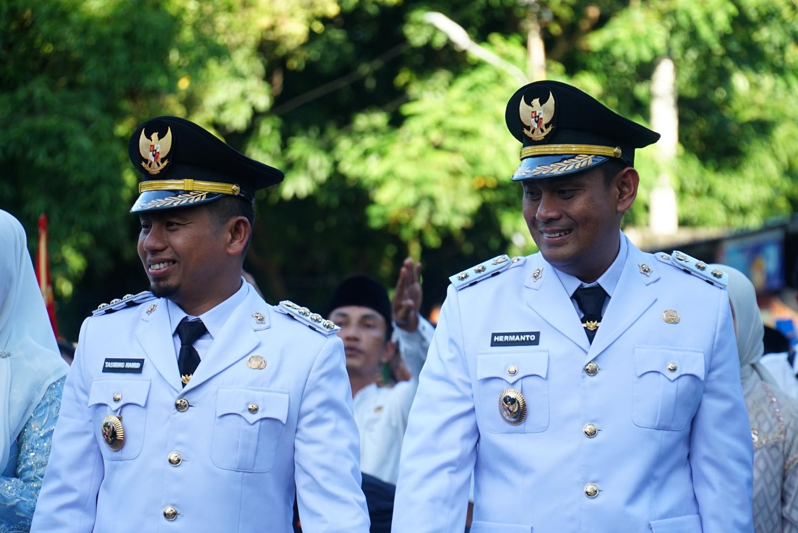 Tiba di Parepare, Tasming Hamid dan Hermanto Disambut Meriah Masyarakat