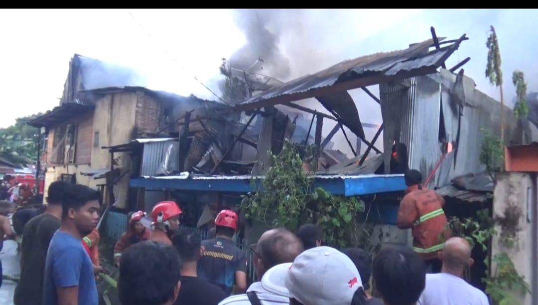 Pangkalan Tabung LPG di Parepare Terbakar