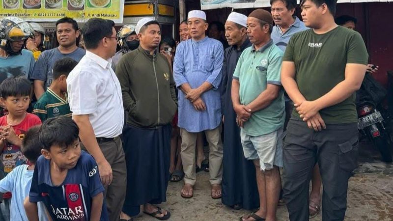 Wali Kota Tasming Kunjungi Lokasi Kebakaran, Pastikan Pemkot Parepare Beri Bantuan