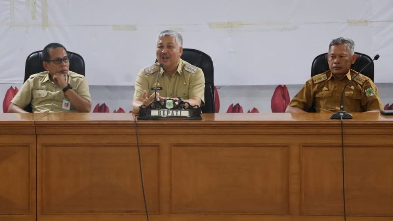 Bupati Irwan Pimpin Rapat Persiapan Tim Safari Ramadan Pinrang