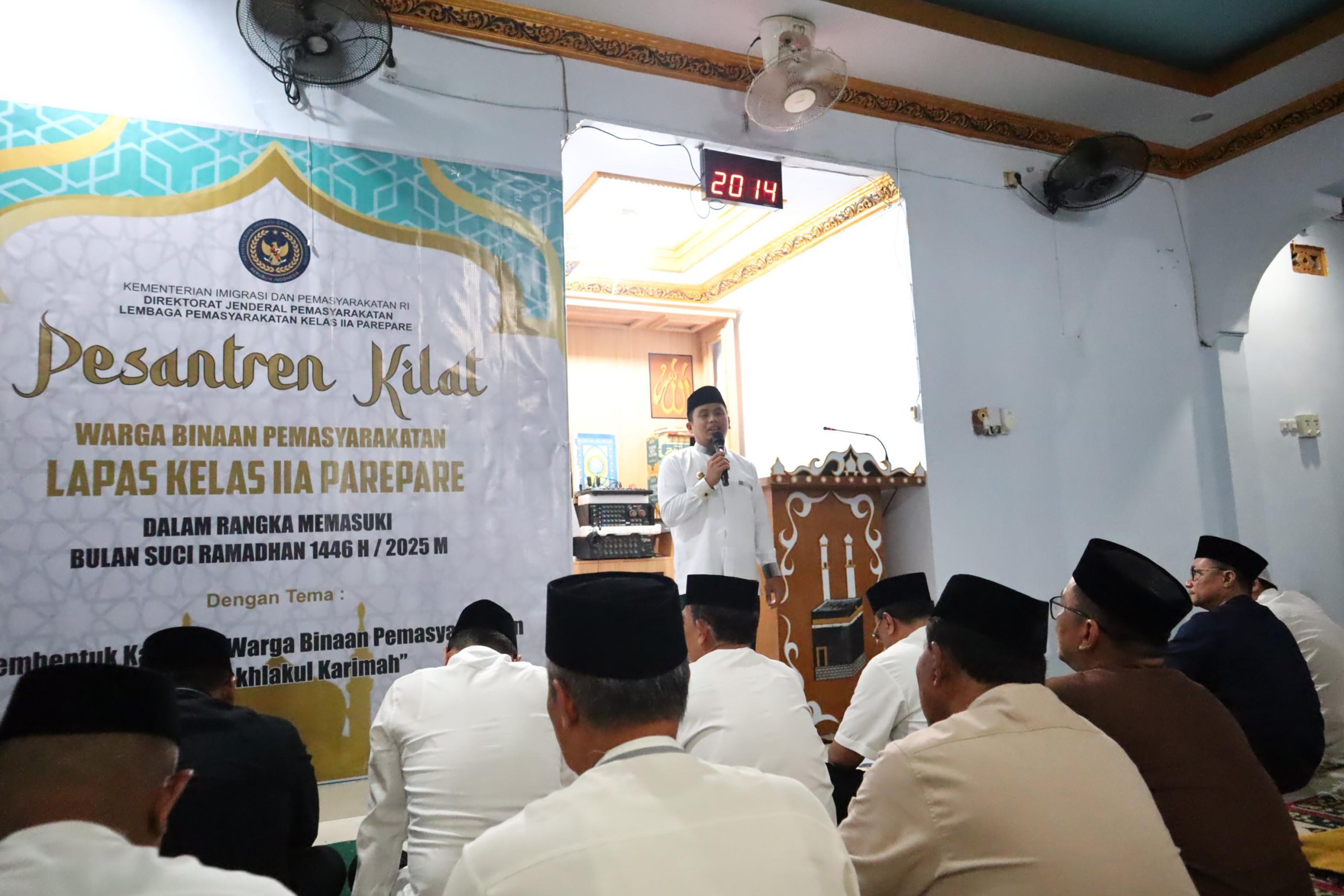 Wali Kota Tasming Safari Ramadan di Lapas Parepare, Apresiasi Pesantren Kilat Warga Binaan