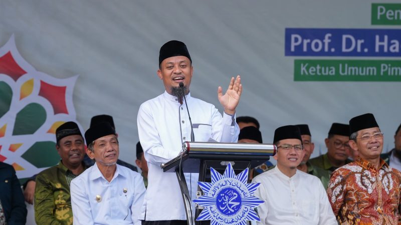 Gubernur Andi Sudirman Hadiri Pencanangan Gedung SDM dan Syawalan Muhammadiyah Sulsel