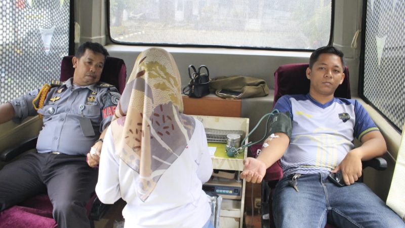 Peringati Hari Bhakti Pemasyarakatan ke 61, Lapas Parepare Gelar Donor Darah