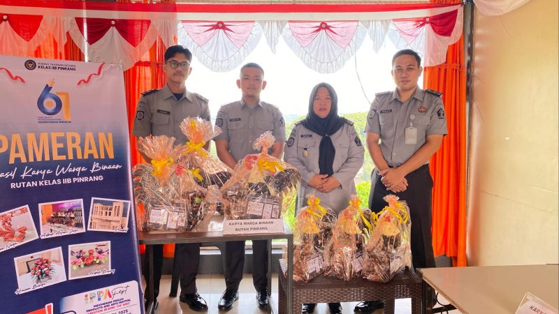 Warga Binaan Rutan Pinrang Tampilkan Karya Unggulan di Indonesian Prison Product and Arts Festival 2025