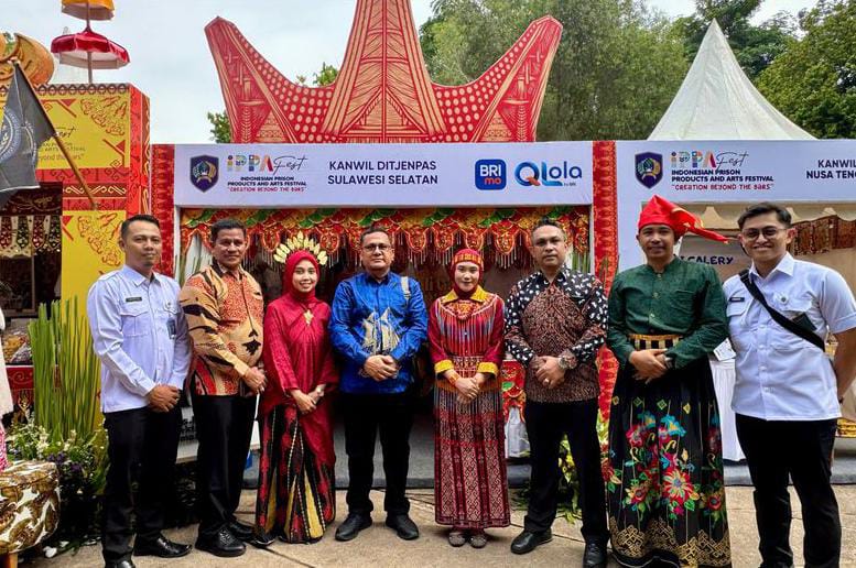 Kanwil Ditjen PAS Sulsel Tampilkan Produk Kreatif Warga Binaan di IPPAFest 2025