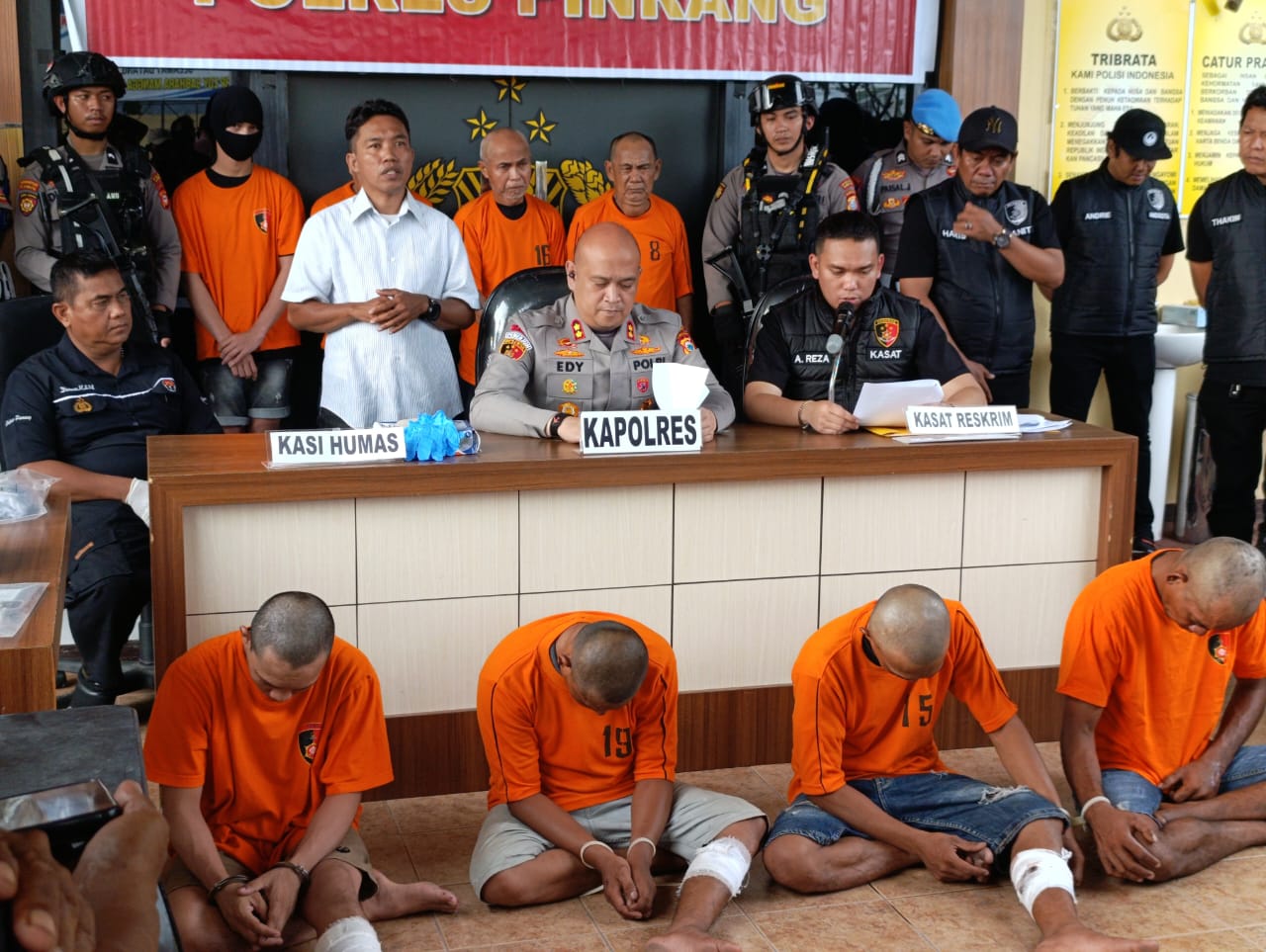 Misteri Penemuan Mayat Wanita Muda, Reskrim Polres Pinrang Tetapkan 11 Tersangka