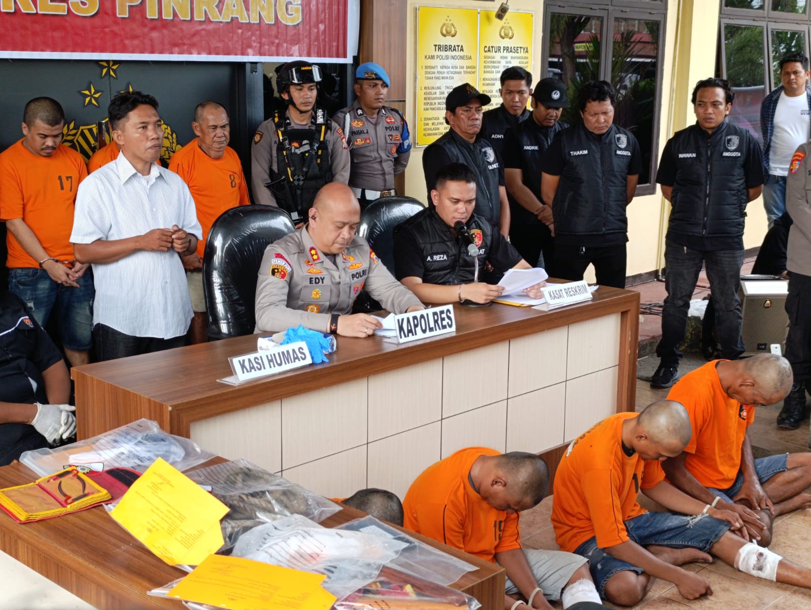 Dua Pencuri Ternak Potong di Tempat Diringkus Reskrim Polres Pinrang