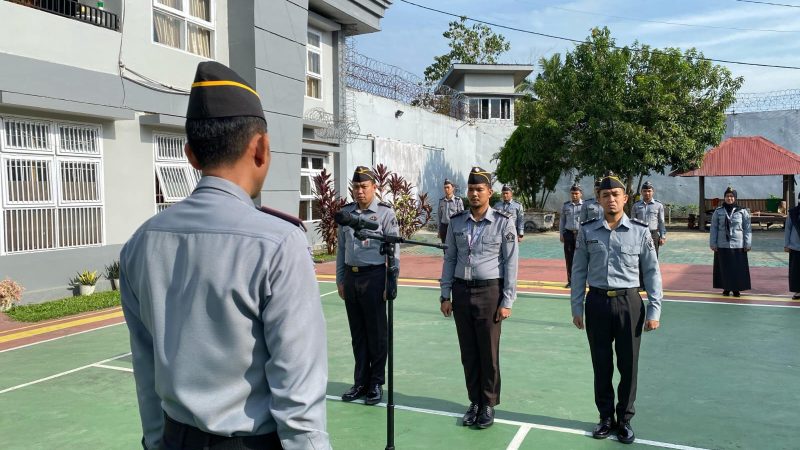 Tiga Pegawai Rutan Pinrang Naik Pangkat