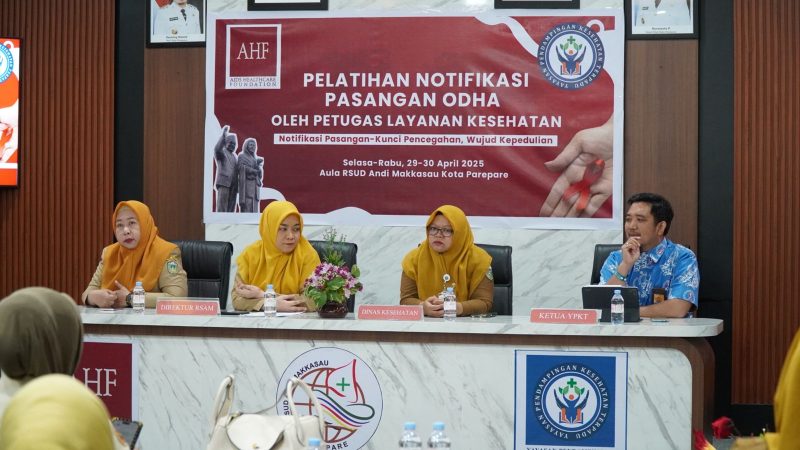 RSUD Andi Makkasau-YPKT Gelar Pelatihan Notifikasi Pasangan ODHA