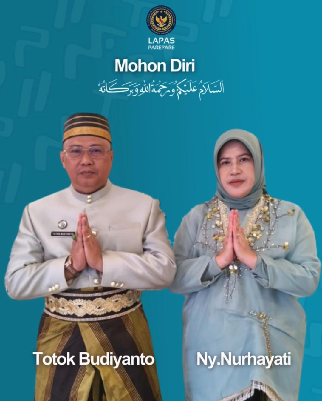 Totok Budiyanto Akhiri Masa Jabatan sebagai Kalapas Parepare, Kini Bertugas di Bapas Semarang
