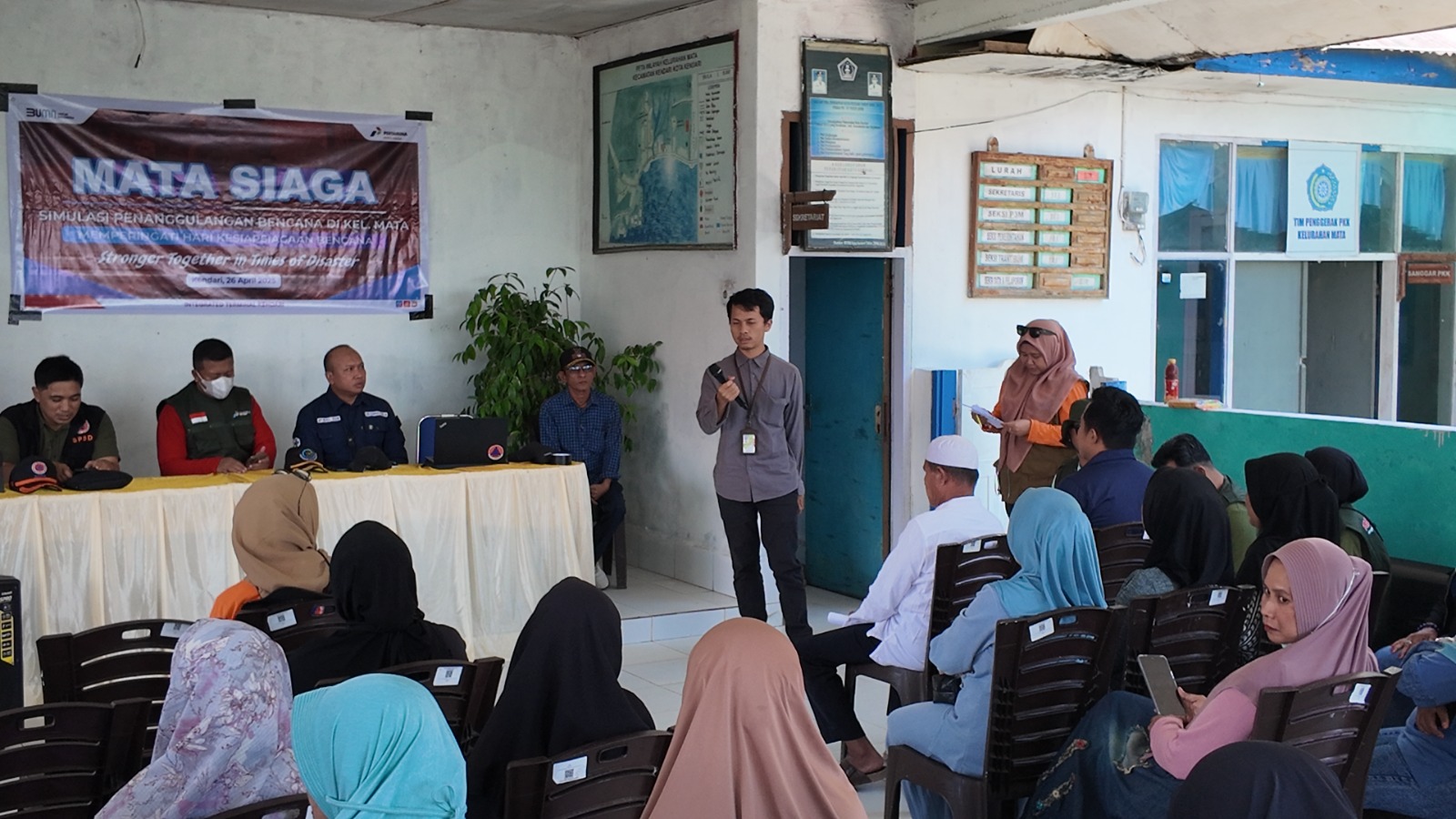 Sinergi untuk Siaga: Integrated Terminal Kendari Gelar Simulasi Kebencanaan di Kelurahan Mata