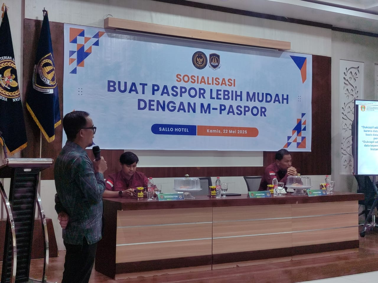 Imigrasi Parepare Sosialisasi M-Paspor di Wajo