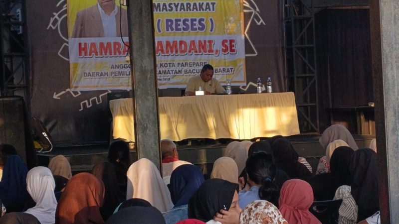 Anggota DPRD Parepare Hamran Hamdani Gelar Reses, Warga Keluhkan Penanganan Sampah