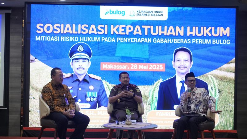 Bulog bersama Kejati Sulsel Lakukan Mitigasi Risiko Hukum Penyerapan Gabah Beras