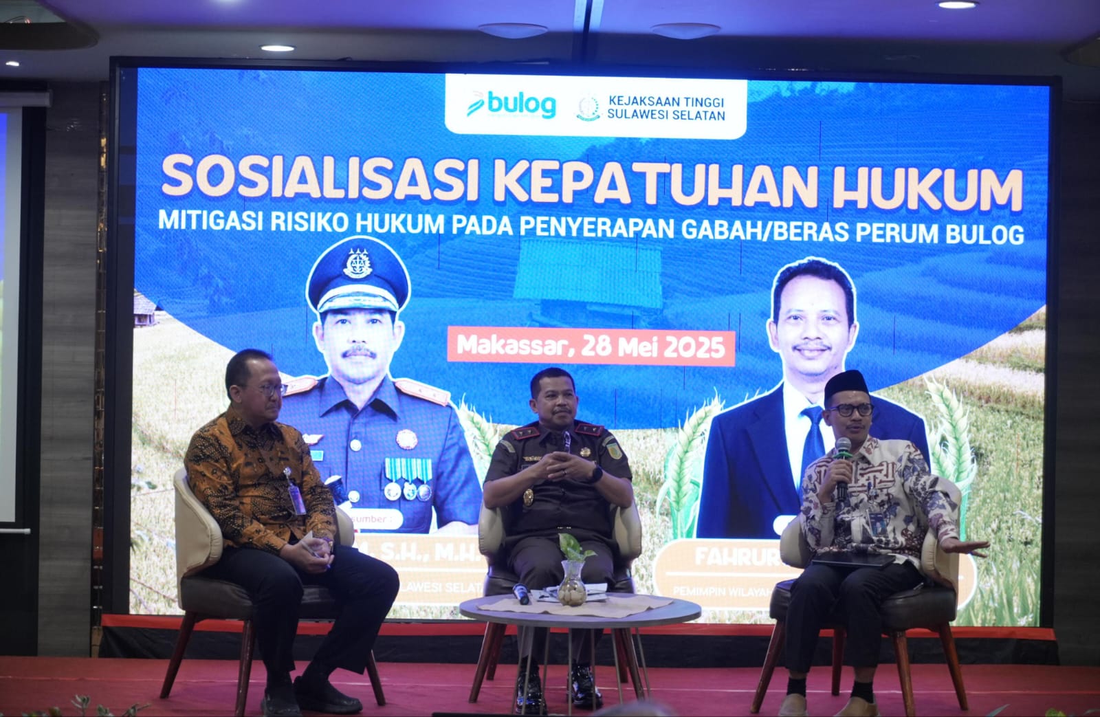Bulog bersama Kejati Sulsel Lakukan Mitigasi Risiko Hukum Penyerapan Gabah Beras