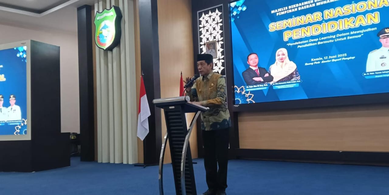 Wabup Rahman Assegaf Buka Seminar Nasional Pendidikan di Pangkep