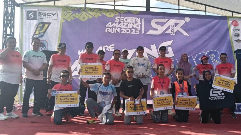 Bupati Pangkep MYL Buka Dan Lepas Lomba Lari SAR 2025