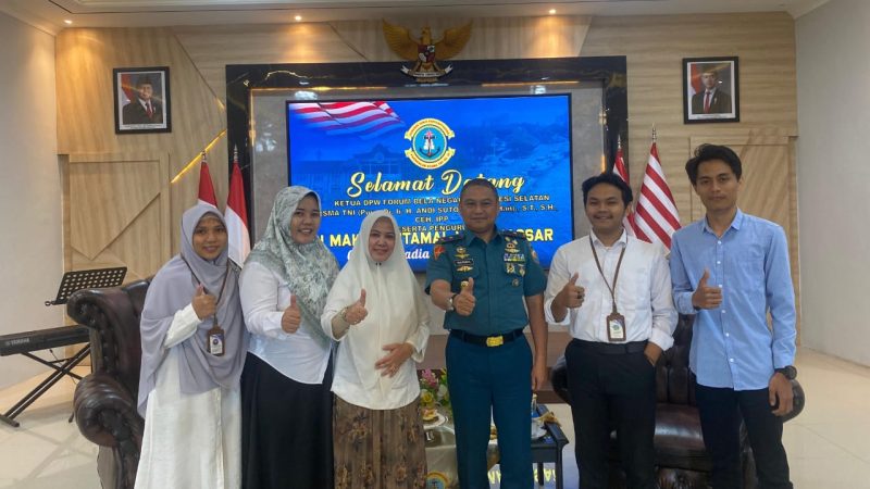 Forum Bela Negara Sulsel Lakukan Kunjungan Perdana ke Lantamal VI Makassar