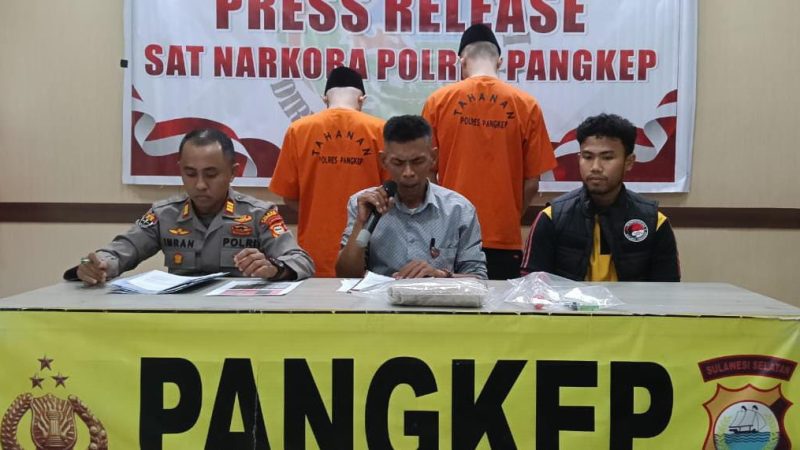 Polres Pangkep Ungkap Kasus Narkoba di Dewakang Kalmas