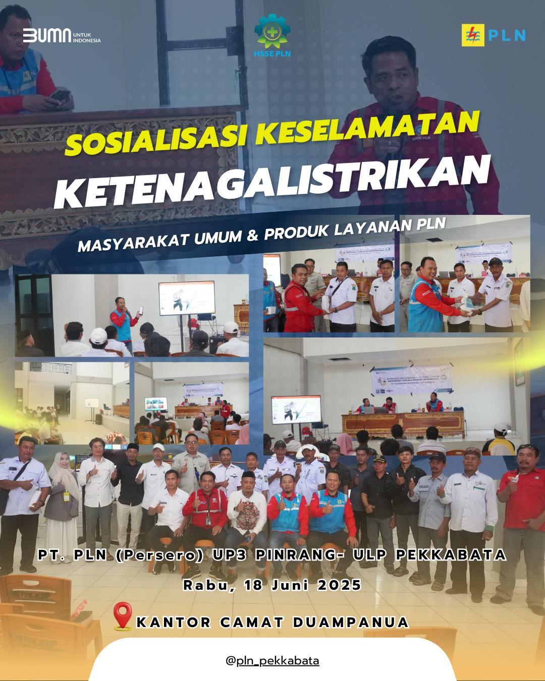PLN ULP Pekkabata Aktif Edukasi Warga soal Kelistrikan