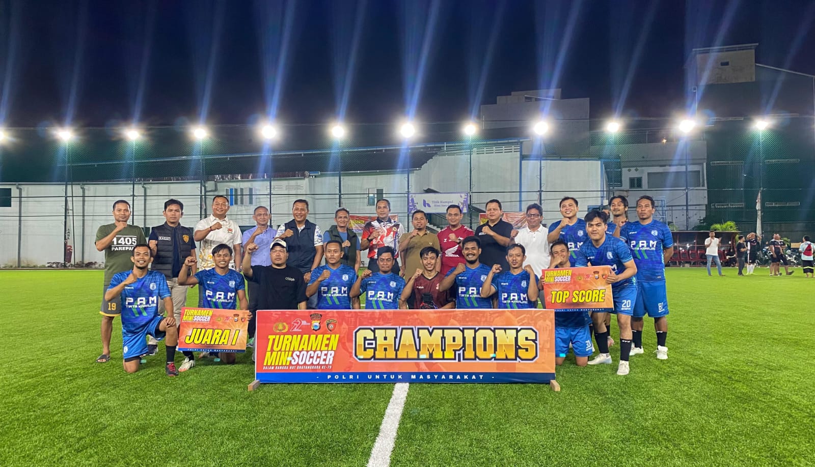 Karajae FC Juarai Turnamen Mini Soccer HUT Bayangkara ke-79