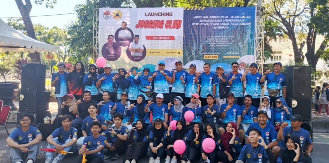 IKATSI Unhas Resmi Luncurkan Badan Otonom Joging Club