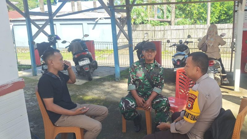 Bersinergi dengan Babinsa, Bhabinkamtibmas Polsek Bungoro Tingkatkan DDS di Wilayah Binaan