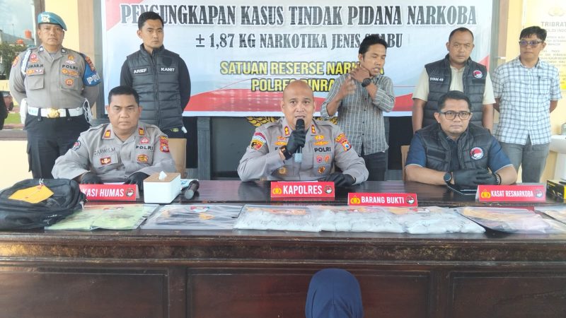Polisi Amankan 1,87 Kg Sabu dari Tangan Bandar di Pinrang