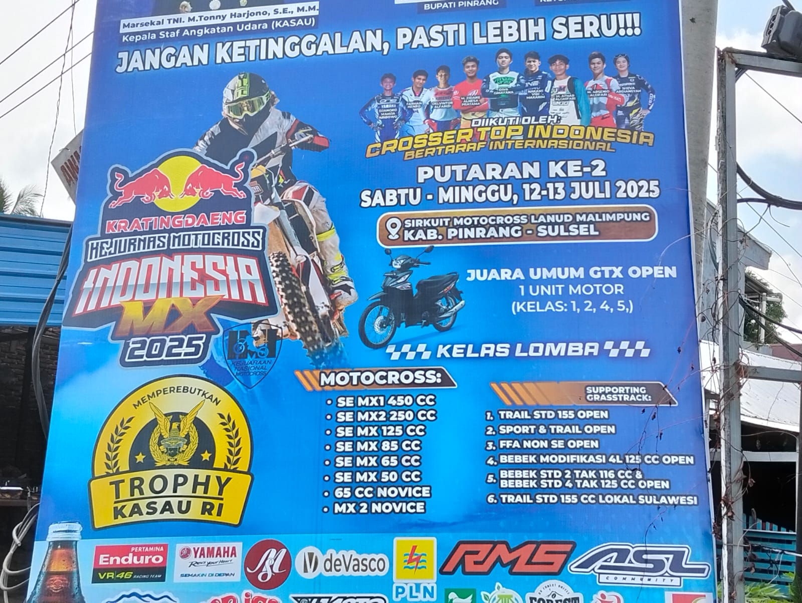 Kejurnas Motocross Kasau Cup, Wartawan Dilarang Meliput