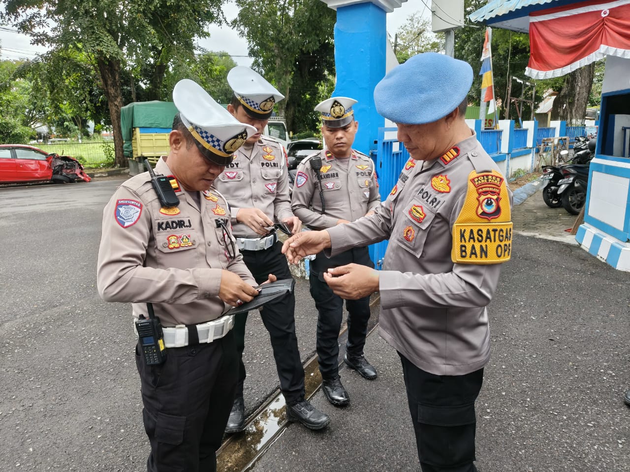 Dukung Operasi Patuh Pallawa 2025, Sipropam Polres Parepare Gelar Gaktibplin