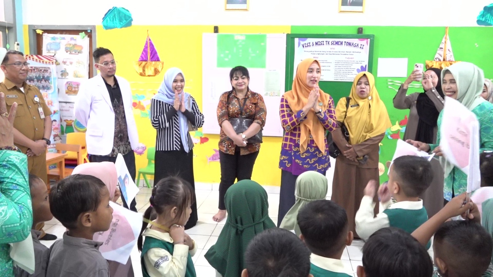 Bunda PAUD Pangkep Tinjau Langsung MPLS
