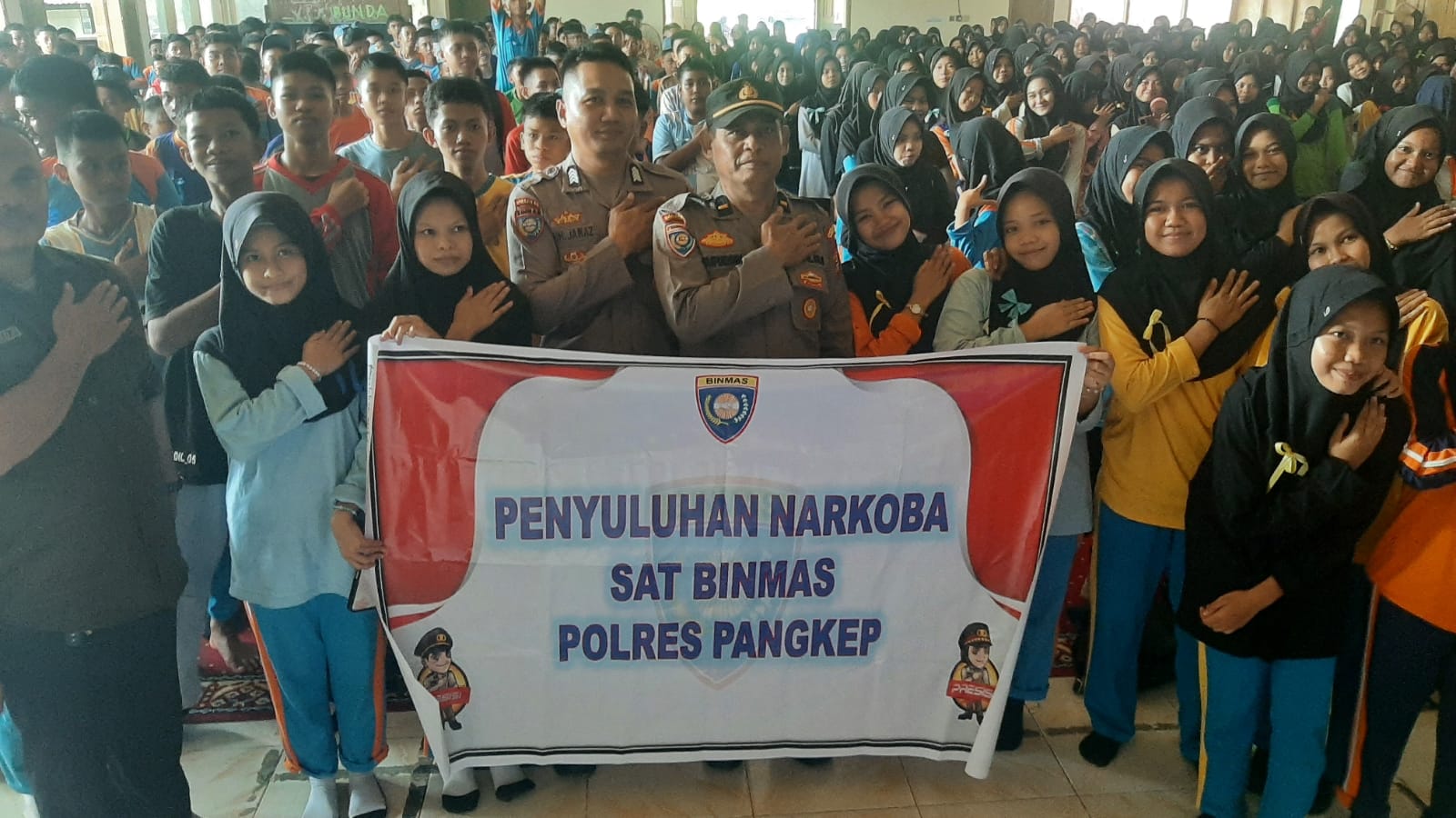 Sat Binmas Polres Pangkep Laksanakan Penyuluhan Bahaya Narkoba dan Judi Online