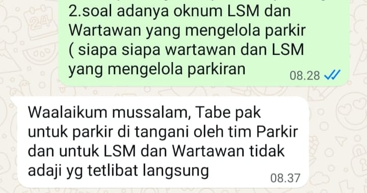 Oknum Wartawan Diduga Cawe-Cawe di Lahan Parkiran Pinrang