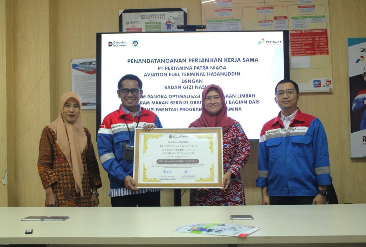 Pertamina AFT Hasanuddin jadi Pelopor Pengelolaan Limbah Program MBG di Indonesia