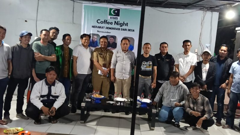 KAHMI Pangkep Gelar Coffee Night Dialog, Rawat Demokrasi dari Desa