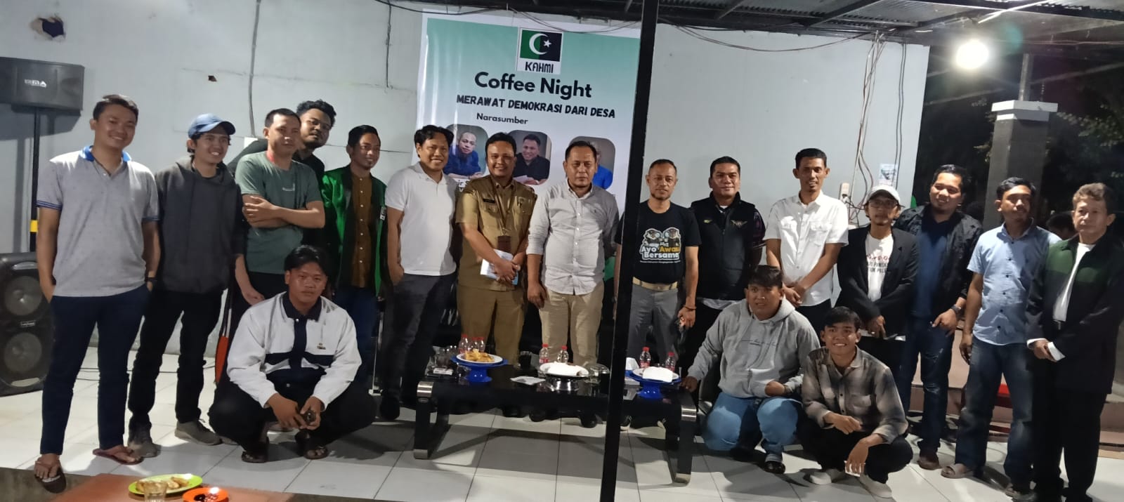 KAHMI Pangkep Gelar Coffee Night Dialog, Rawat Demokrasi dari Desa