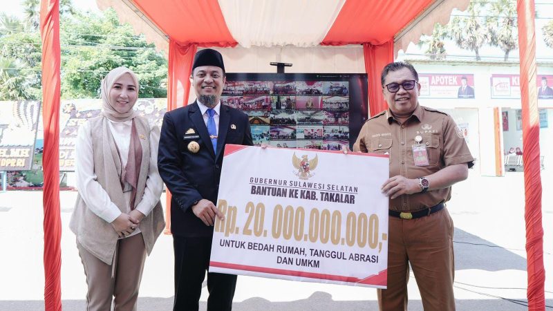 Gubernur Sulsel Alokasikan Dana Rp20 Miliar untuk Bedah Rumah, Kebencanaan dan UMKM di Takalar