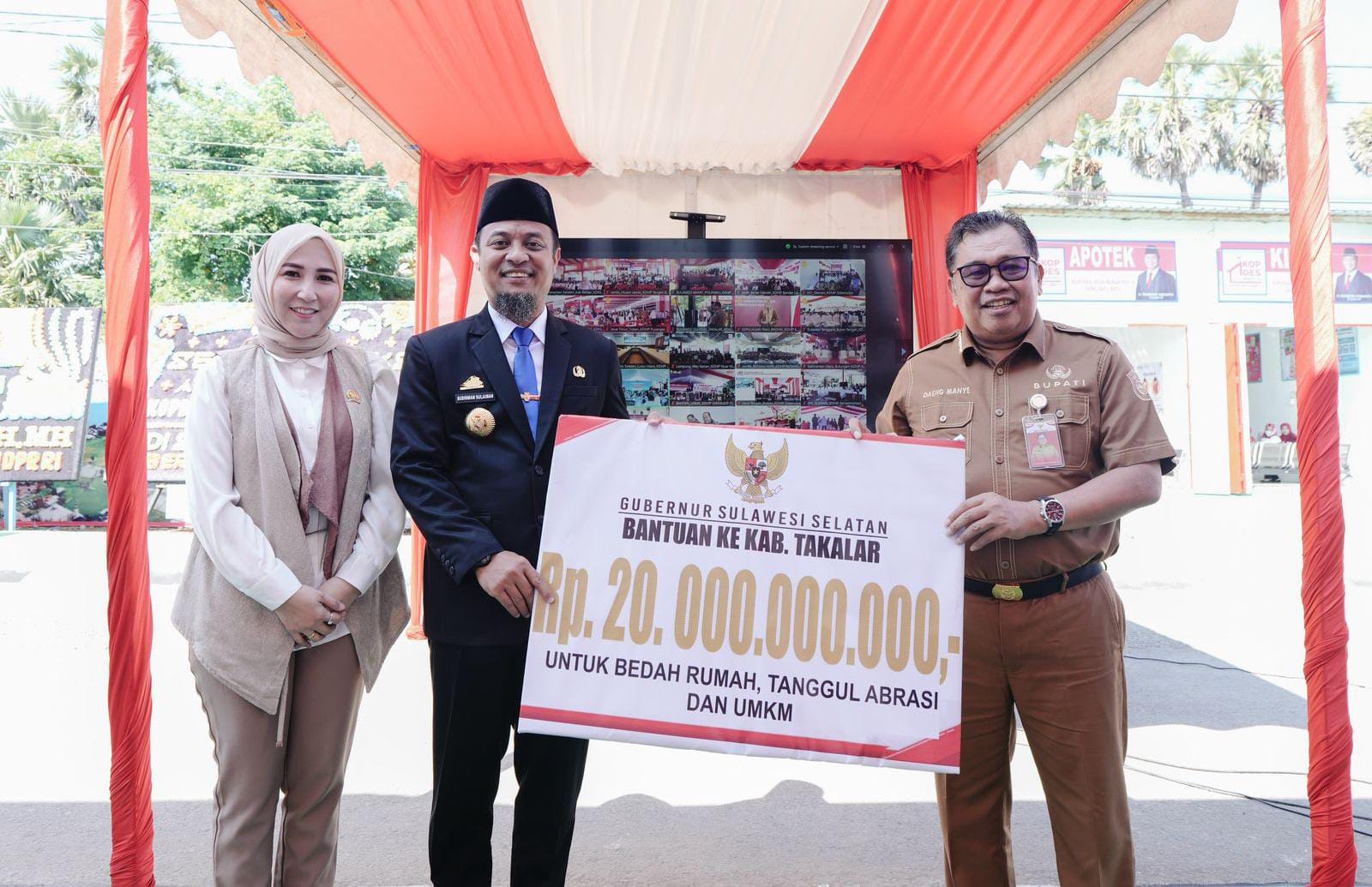 Gubernur Sulsel Alokasikan Dana Rp20 Miliar untuk Bedah Rumah, Kebencanaan dan UMKM di Takalar