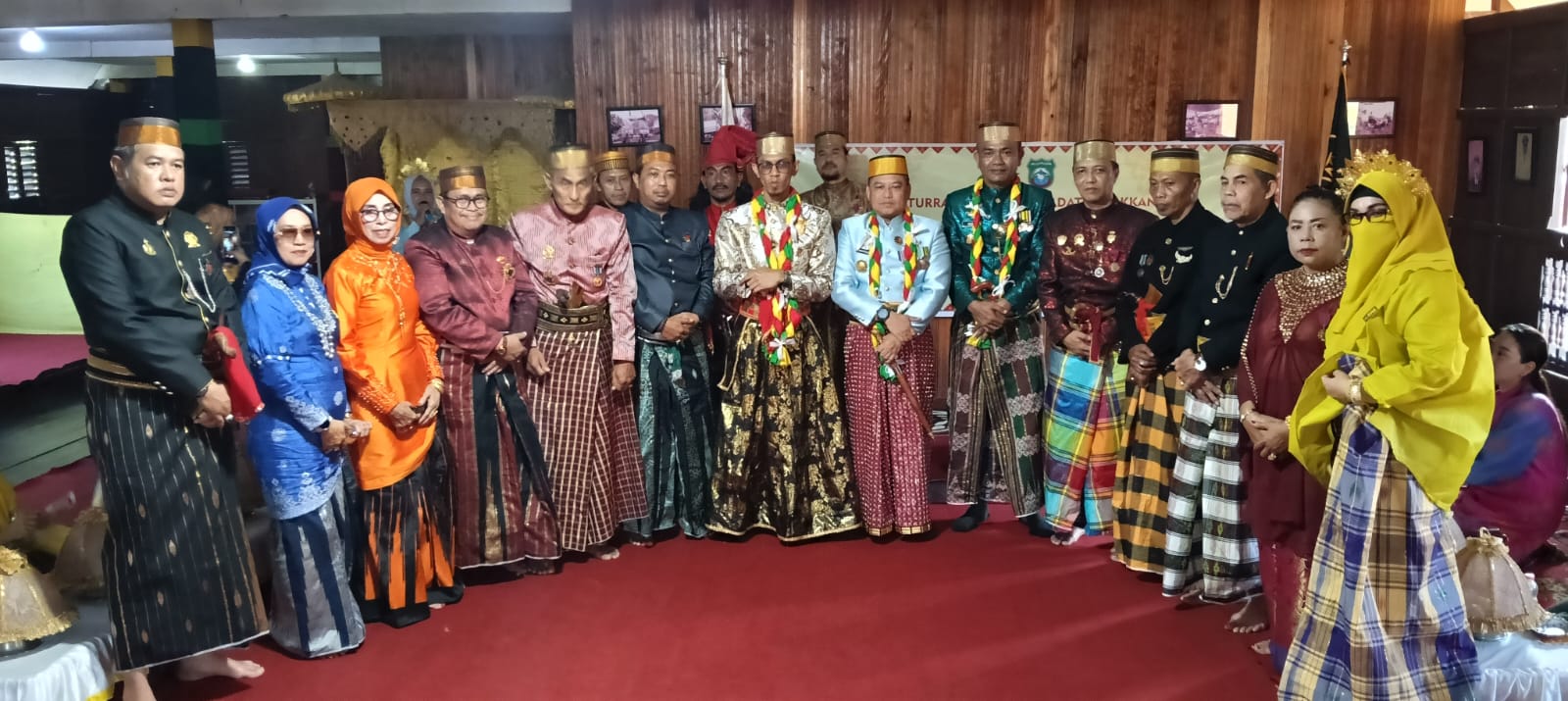 Kunjungan Silaturahmi Rombongan Raja Gowa-Lantamal di Lembaga Adat Labakkang dan Ziarah ke Makam Andi Maruddani