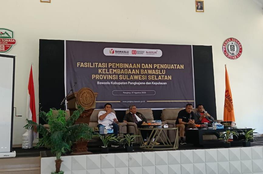Bawaslu Pangkep Gelar Fasilitasi Penguatan Kelembagaan Hadirkan Anggota Komisi II DPR RI