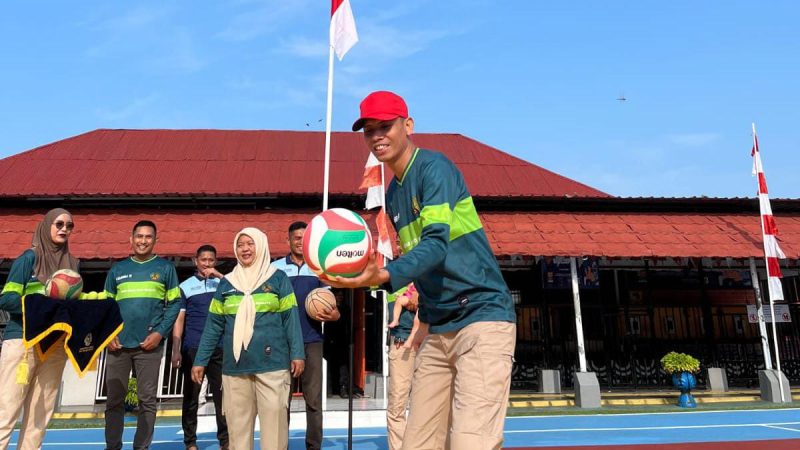 Sambut HUT RI ke 80, Rutan Pinrang Gelar Porseni bagi Warga Binaan