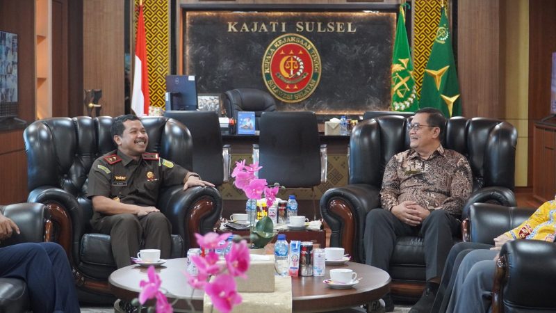Kanwil DJP Sulselbartra dan Kejati Sulsel Perkuat Sinergi untuk Pertumbuhan Ekonomi Daerah