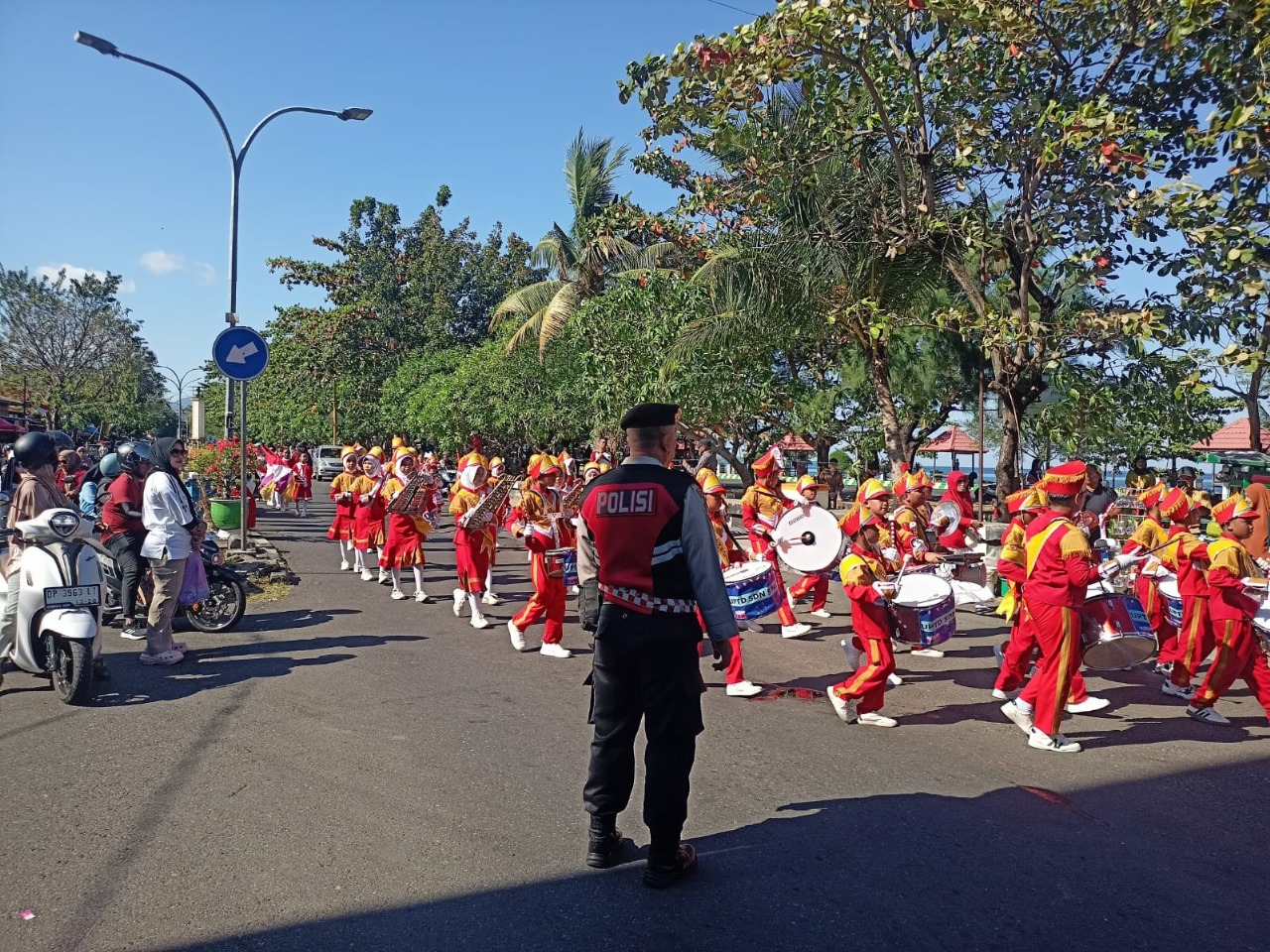 Patroli Dialogis Patmor Sat Samapta Polres Parepare, Beri Pengamanan Semarak Hari Kemerdekaan Tingkat Kota