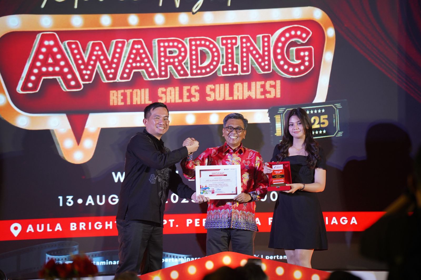 Pertamina Patra Niaga Regional Sulawesi Gelar Awarding Mitra Retail Sales 2024–2025