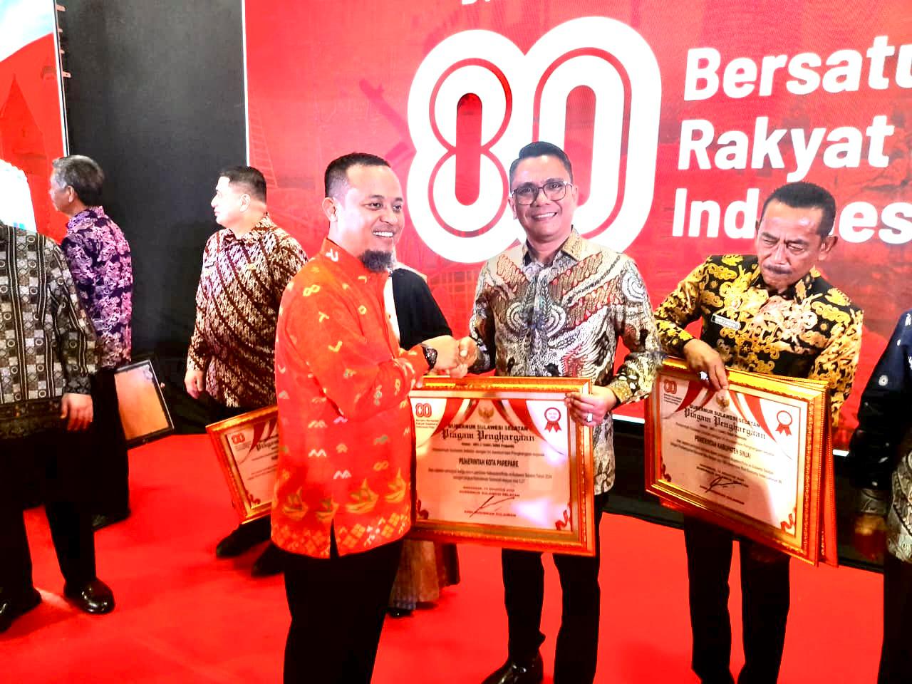 Kado Kemerdekaan, Parepare Terima Penghargaan Daerah Termiskin Terendah