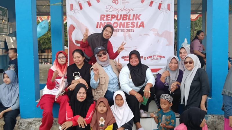 Desa Manakku Pangkep Berbagai Lomba Meriah Semarak HUT Kemerdekaan RI ke 80