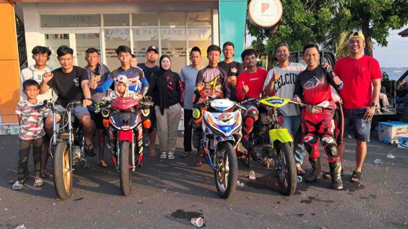 Atlet Cabor Balap Motor Parepare Intens Latihan Fisik Jelang Pra Porprov di Wajo