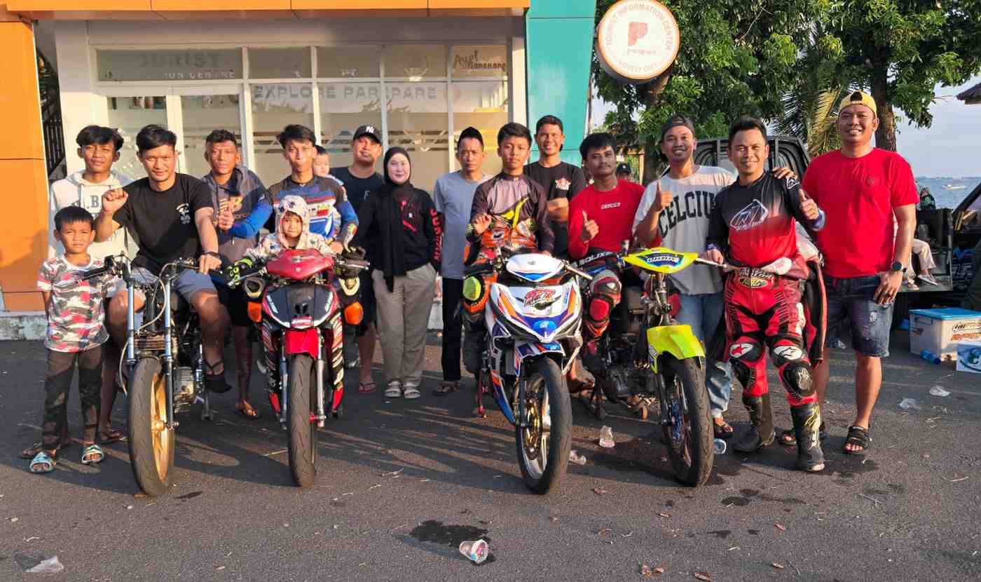 Atlet Cabor Balap Motor Parepare Intens Latihan Fisik Jelang Pra Porprov di Wajo